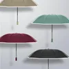 Parapluies Réfléchissants Parapluie à Dix Os Automatique Hommes Grande Voiture Pliante Personnalité Inversée