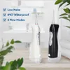 Other Oral Hygiene Oral Irrigator USB Rechargeable Water Flosser Family Travel Gift Portable Dental Water Jet Water Tank Waterproof 5 Nozzle 230524