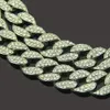 الرجال والنساء سلسلة الهيب هوب الملحقات الراب Hiphop كوبا كاملة الماس مع الماس 18K قلادة الذهب المجوهرات الهيب هوب