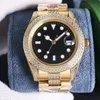 Diamond Watch Mens Automatic Mechanical Movement Watches 41mm Sapphire Lady Wristwatch Luminous Waterproof Montre de Luxe