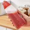 Bouteilles de stockage Squeeze Condiment avec buses en plastique Ketchup Moutarde Bouteille Cuisine M76D