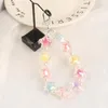 Keychains handgemaakte transparant hart sleutelhanger Sweet Candy Color Star Key Ring For Women Girl Bag autoketen Hangschakel Charms