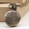 Pocket Watches Orologio da Tasca Vintage Bronzo Steampunk Quarzo Collana Watch Regalo