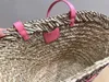 Herenportemonnees Strawc TRIOMPHE mand Schoudertassen Dames handtas geweven Strandtas Raffia Crossbody boodschappentassen luxe luch emmer cosmetische ontwerper de draagtas