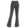 LU-001 Running Street Women Yoga Pants Groove Flares High Weist Stide Belly Sports Procleout Sexy تسع دقائق لولوس الليمون