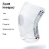 Beschermende uitrusting 1pc Sports kneepad mannen vrouwen onder druk staande elastische knie pads artritis gewrichten beschermer fitness volleybal brace 230524