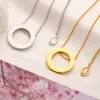 Women Jewelry Pendant Necklaces High Quality 18K Gold Plating Brand Letter Designer Stainless Steel Silver Plating Necklace Clavicular Chain Fashion Accessories