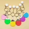 7 Color Sport Ping Pong Table Tennis Ball Badminton Bowling Ball Keychain Key Chain Keyring Key Ring Souvenir Gift