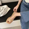 Pantoufles mode femme été tongs extérieur chaussures femmes antidérapant INS décontracté sandales peu profondes dames concepteur 2023
