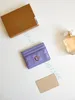 Designer de luxe porte-cartes de crédit portefeuille porte-passeport carte d'identité masculine et féminine étui de protection porte-clés porte-monnaie en cuir véritable boîte d'origine