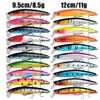 Esche esche 20 Pz / lotto Colori misti Set di esche da pesca Galleggiante Minnow Wobblers Isca Esche rigide artificiali Ami alti Kit attrezzatura da pesca alla carpa 230525