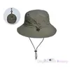 Summer Snapback Hats Waterproof Fisherman Hat dla mężczyzn kobiety na świeżym powietrzu czapki baseballowe szerokie grzbiet kubełko czapka rybołówstwo korespondencję