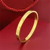 Dames armband love sieraden ontwerper mode unisex manchetten 4 mm 6 mm 316L roestvrij staal vergulde 18k gouden heren dames bangle vintage verloving bruiloft cadeau