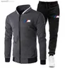 2023 Twopiece Sports Bmw Stampato Men039s Giacca Pantaloni Maglione Con Cappuccio Indossare Abito Casual Uomo8464976