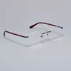 Solglasögon Collectable G Family Frameless GG0687 Square Men's Myopia Frame Women's Flat Glasses