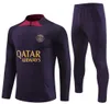 2023 2024 Barcelona Men camisas de futebol conjunto de agasalho 23 24 psgS camisa de futebol masculina crianças terno de treinamento de futebol agasalhos survetement pé chandal jogging kit