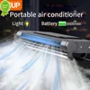 Nuovo ventilatore per schermo del computer REUP Ventilatore elettrico ricaricabile Raffreddatore d'aria con nebulizzazione regolabile Luce notturna Ventola umidificatore a nebbia fredda silenziosa