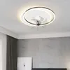 Chandeliers 2023 Chandelier With Fan For Living Room Bedroom Home Lights Modern Led Ceiling Lamp Remote Control Brightness Fixtures