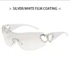 Liebe Herz Sonnenbrille Frau Großen Rahmen Persönlichkeit Sonnenbrille Mode Niedlich Sexy Retro Vintage Sonnenbrille Rosa Weiblich