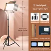 Flash Heads voor live platte vulling aanvullende lamp 10 inch LED Po Studio Light Pography Accessories 2700-6500K Square