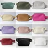 Designer luksus lu fanny paczka torba paska torba na klatkę piersiową joga bombag nylon kobiety mężczyźni na zewnątrz torebka na ramię crossbody