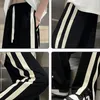 Pantaloni da uomo Casual Uomo Estate Tutto abbinato Moda Nero High Street Hip Hop Ulzzang College Adolescenti Europeo Elegante Bello Coulisse 230526