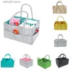 Luierzakken kinderen baby proteerbaar vouwbaar viltluierzak kinderkamer tas multifunctionele kleding spullen luier caddy organizer tas baby organizer t230526