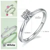 Desiner anel de amor anéis para mulheres designer anéis anel de ouro rosa moissanite anel de diamante bule designer jewlery bague anéis de noivado atacado M02C