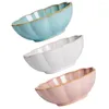 Bowls 3 Pcs Ceramic Sauce Plates Condiment Dishes Container Small
