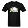 Men's T Shirts Bun Stamp Collector Casual Black T-shirt Men Novelty Cartoon Design Funny Summer Tee Shirt Short Sleeve Tops Discount