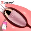 ワイヤレスBluetooth App Mini Bullet Vibrator Women'sClintoris Remot Pantie Vibrating Love Egg Sex Toy for Womenカップル