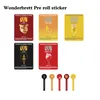 Glass Preroll joint tube packaging label Wonderbrett pre roll doob tubes stickers 5 Options strain label