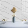 Adesivos de parede adesivos de mármore impermeabilizados de mármore adesivo de parede de parede e bastão decoração de banheiro decoração de cozinha backsplash telhas