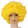 Perruques Afro, Perruque Bouclée Ronde Carnaval Enfants Adulte Explosion Chapeau De Cheveux Fête Des Enfants Accessoires Fluffy Funny Clown Fans Couvre-chef