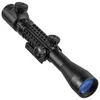 3-9x40eg Illuminato Rosso Verde Telemetro Reticolo Cannocchiale di Trippa Picatinny Rail Caccia Airsoft Rifle Scope