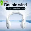 Nowy Jisulife Portable Scyk Wentylator USB ładowalny Bladeless Fan Mini Electric Ventilador Silent Neck Pabandka do noszenia