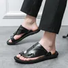 Designer de luxo Slipper para homens desliza para homens chinelos de sandálias Sapas de sandálias Pantoufle chinelos de verão