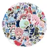 50 PCS Mixed becoming a slime Graffiti Stickers Cartoon Anime skateboard Sticker For Car Laptop Fridge Helmet Pad Bicycle Bike Motorcycle PS4 book Guitar Pvc Decal