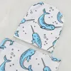 Decke Swaddling Decke Citgeett geborener Baby niedliche Swaddle -Decke Schlaf Musselin Wraphat Anime 2pcs Casual Accessoires SS 230525