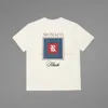 Дизайнерская модная одежда футболка Tshirt High Street Rhude Summer Print Youth Loke Casual Cround Sheam Fortever Fit Cotte Streetwear Tops Casual Sportswear ROC