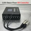 ミラーLEDゴールデンダンスフロア温度ガラス3D LEDパネルSD/PCコントロールワイヤーコネクテッドライトアップフローリングタイルディスコDJパーティーウェディング100PCSライトロード500kg/m2