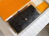مصمم VICTORlNE محفظة نسائية طويلة محافظ Empreinte حقيبة صغيرة عصرية فاخرة محفظة نسائية للعملات المعدنية حامل بطاقة زيبي مع صندوق M62369