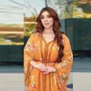 Ubranie etniczne Listing Jilbab Kaftan niewielki strech dorosły poliesterowy satyna satyna 100 Abaya plus size sukienka