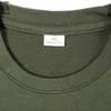 남자 T 셔츠 Manoswe Army Green Casual Shirt 남자 스프링 패션 롱 슬리브 슬림 날기 기본 티 언더 셔츠 O-Neck Jogging Tops 2023