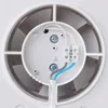 New Duct 4 6 Inch 100mm 150mm 220V Ball Bearing Motor Shower Bathroom Extractor Fan with Back Valve