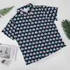 Men's Casual Shirts Sock Monkey Shirt Tail Print Vacation Loose Hawaiian Retro Blouses Short Sleeves Custom Oversized Top