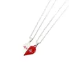 Pendentif Colliers Collier Couple Coeur Appariement Aimant Mode Punk Amitié Bijoux Cadeau