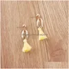 Charm Bohemian Long Drop Earrings With Shell Tassel Alloy Shape Gold Dangle Ear Summer Beach Jewelry For Women Delivery Dhfqn