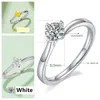 Anillos para mujer anillo de diseño anillo de diamante anillo de amor anillos de compromiso joyería de diseño bague joyería bisutería Anillos anillo de moissanita de plata esterlina M02D