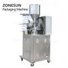 Máquina de sellado de llenado de Material granular inteligente ZONESUN para café, soja, semillas de girasol, embalaje de bolsas de almohada planas